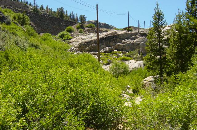 Photograph of granite step