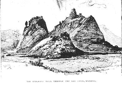 Drawing of the Badlands