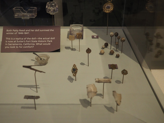 Photograph of artifacts in museum