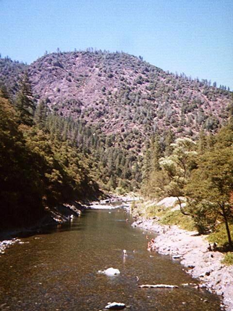 Photograph of the crossing of the North Fork