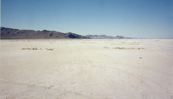 Photograph of salt desert