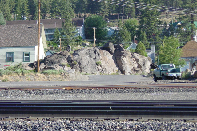 Photograph of large rock
