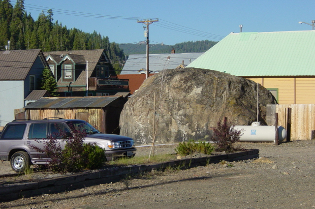 Photograph of large rock